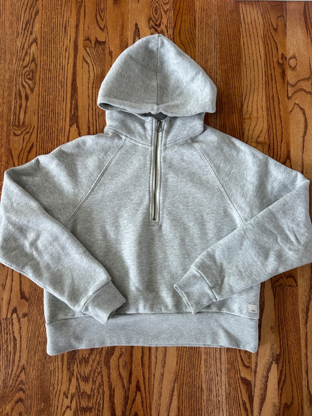 Vuori Restore Hoodie gray Zip Size Small